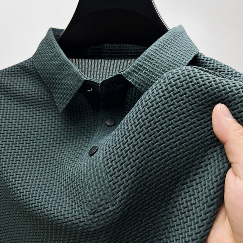 Men's Collared Casual Polo Shirt